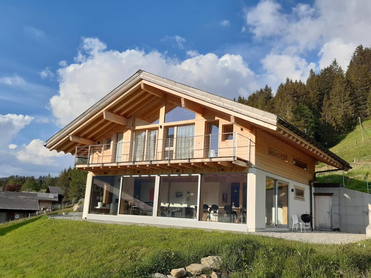 Alpine Dream Chalet With Spa Close To Lake Geneva Les Mosses المظهر الخارجي الصورة